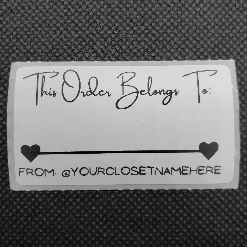 8/$20 40ct Customizable Stickers 2.25" x 1.25" White Labels